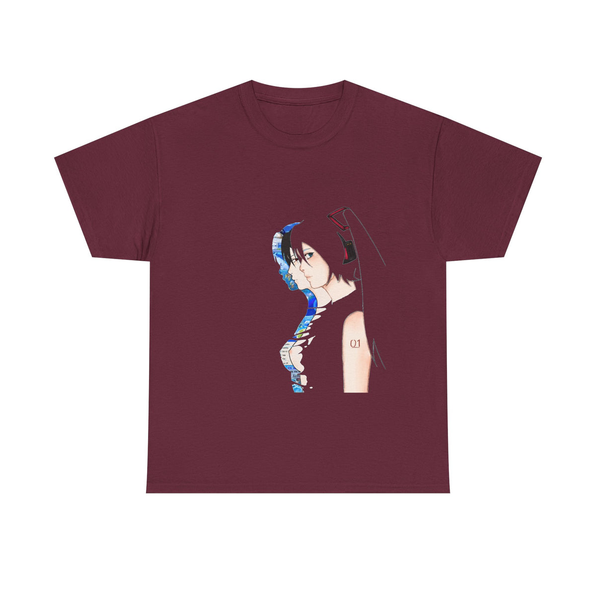 Hatsune Miku, Paprika T-shirt | Minimal Sci-Fi Illustration