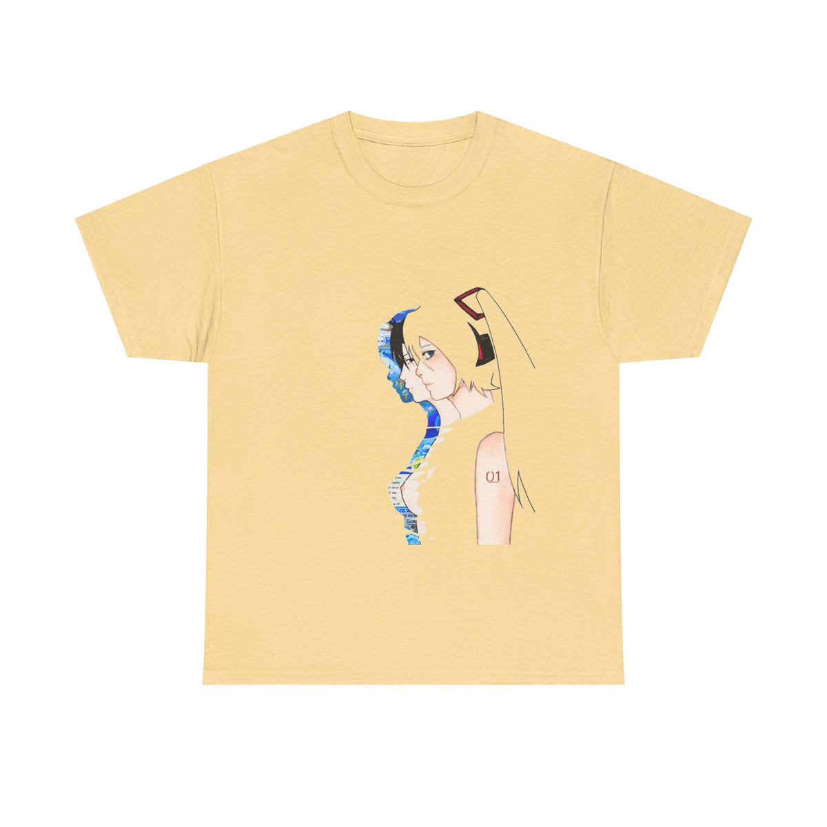 Hatsune Miku, Paprika T-shirt | Minimal Sci-Fi Illustration