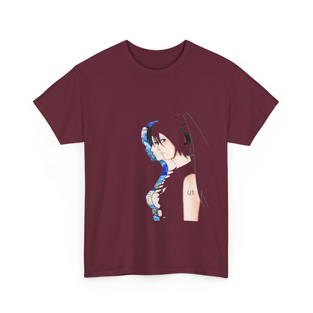 Hatsune Miku, Paprika T-shirt | Minimal Sci-Fi Illustration