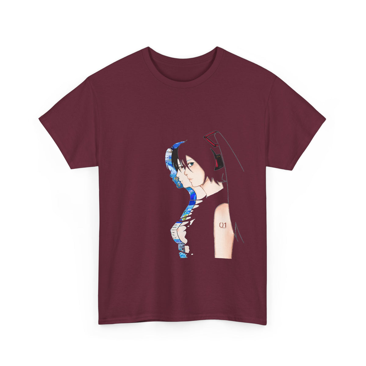 Hatsune Miku, Paprika T-shirt | Minimal Sci-Fi Illustration