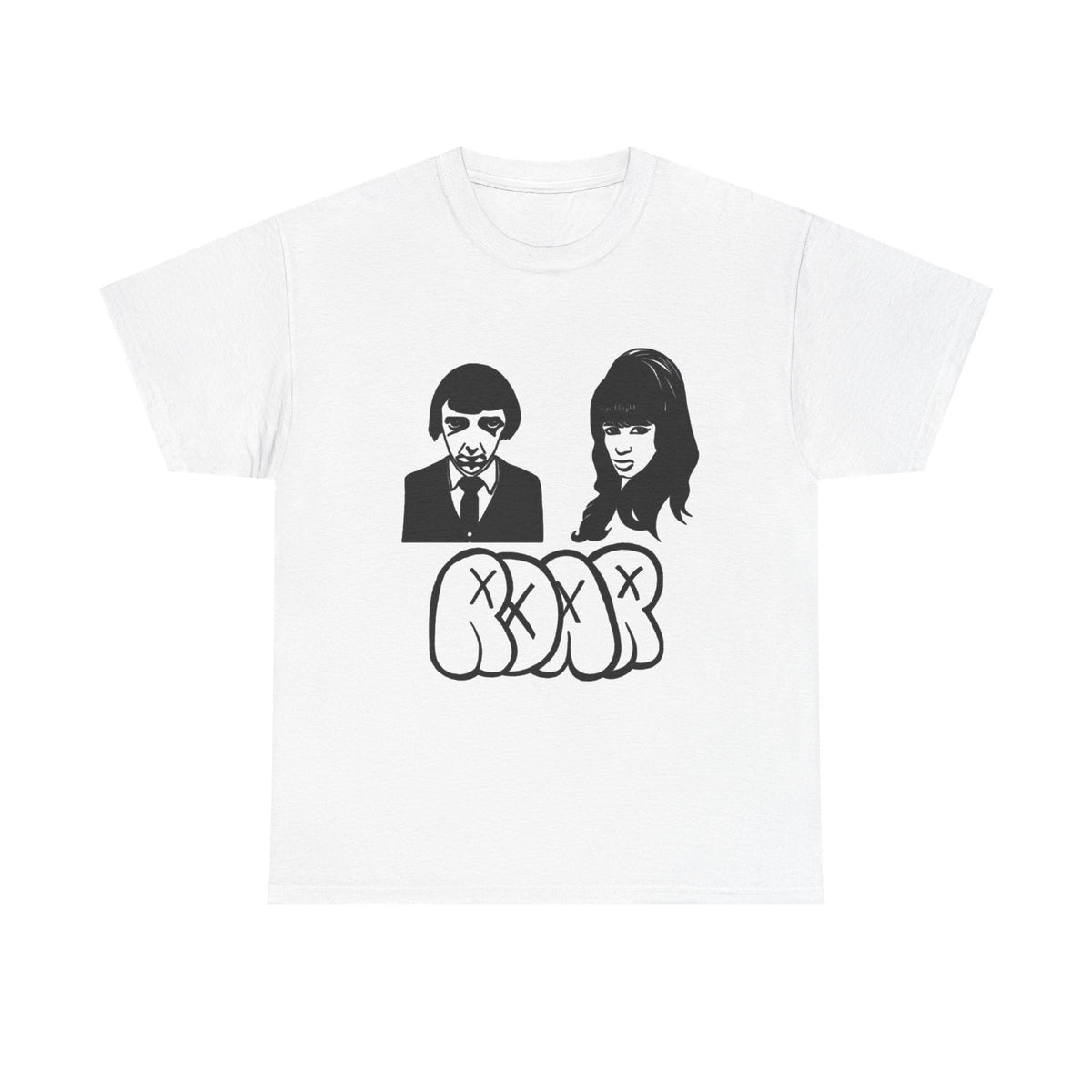 Retro Couple Portrait tee | Graphic Shirt