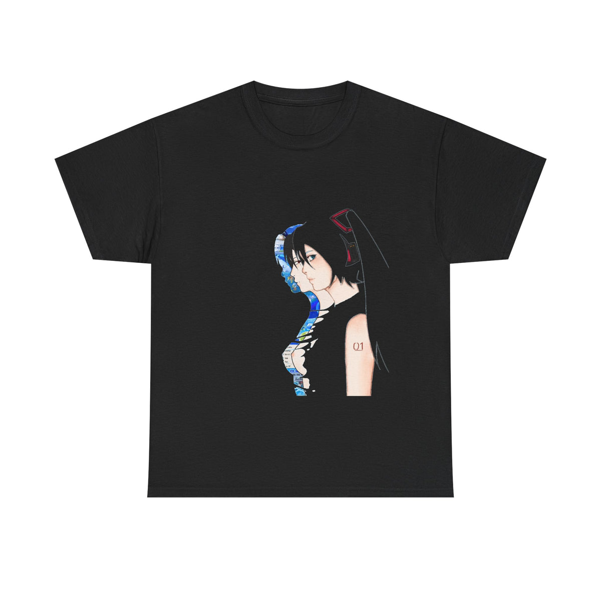 Hatsune Miku, Paprika T-shirt | Minimal Sci-Fi Illustration
