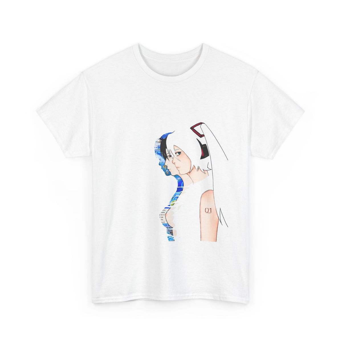 Hatsune Miku, Paprika T-shirt | Minimal Sci-Fi Illustration