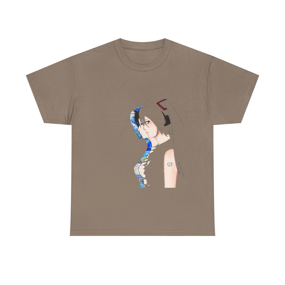 Hatsune Miku, Paprika T-shirt | Minimal Sci-Fi Illustration