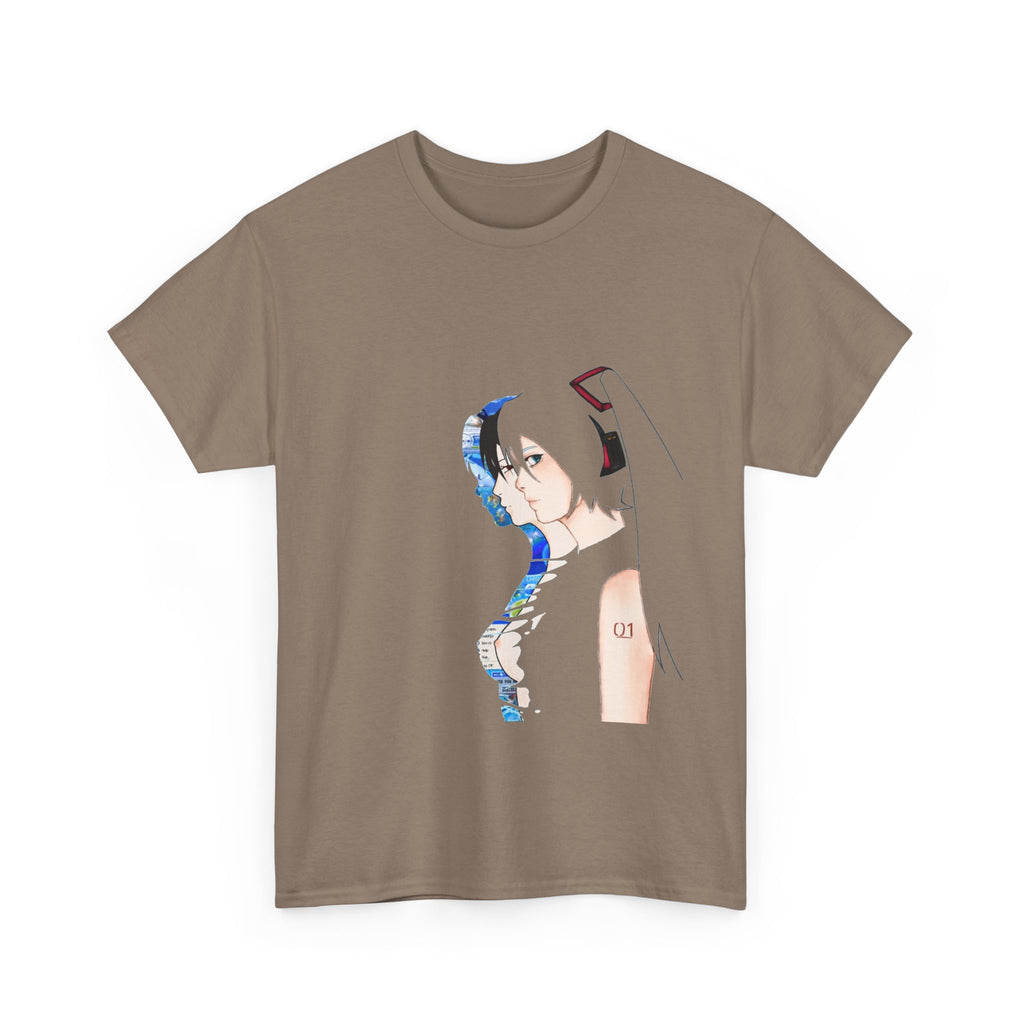 Hatsune Miku, Paprika T-shirt | Minimal Sci-Fi Illustration