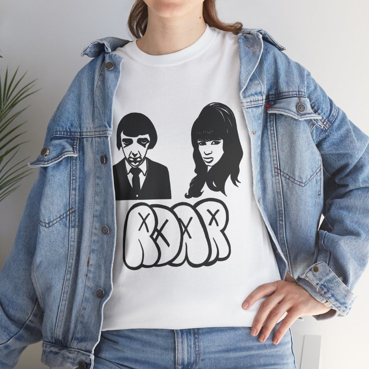 Retro Couple Portrait tee | Graphic Shirt