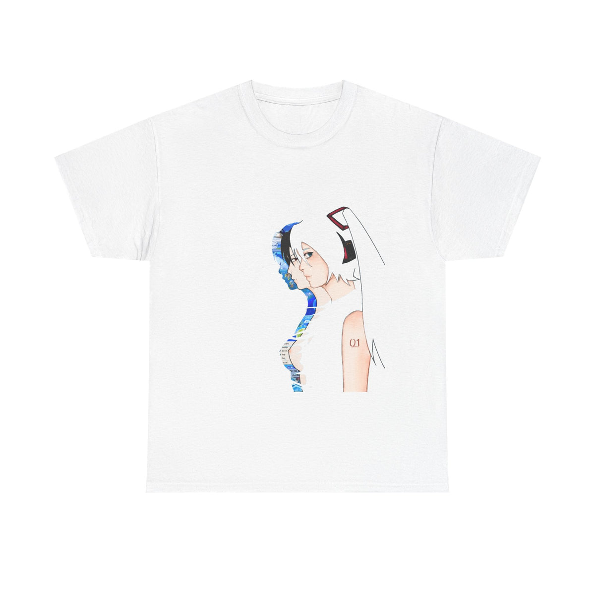Hatsune Miku, Paprika T-shirt | Minimal Sci-Fi Illustration