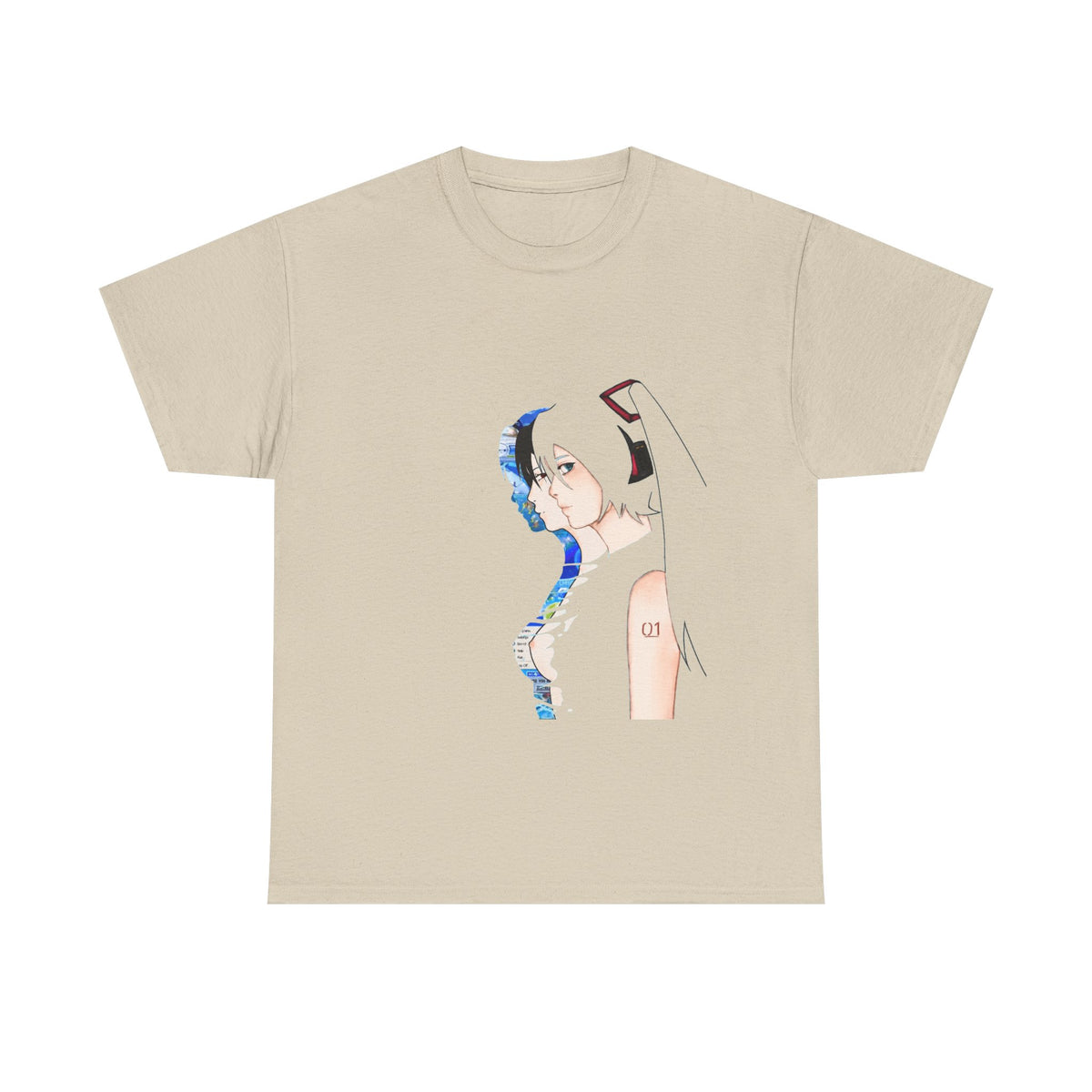 Hatsune Miku, Paprika T-shirt | Minimal Sci-Fi Illustration